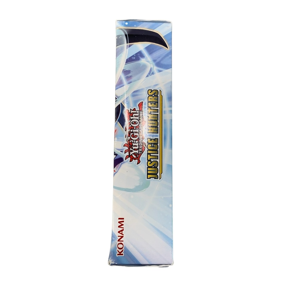 Yu-Gi-Oh Justice Hunters 1st Edition Sealed Mini Box 4 Packs Field Center Card - Picture 3 of 7